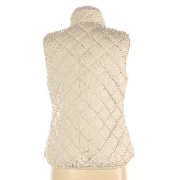 Old Navy Quilted Puffer Vest in Cream BNWOT - Picture 5 of 5